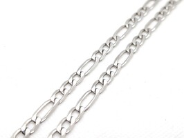 10K White Gold Chain - 6.5mm, 24"