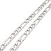 10K White Gold Chain - 6.5mm, 24"