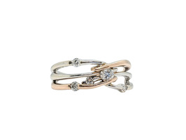 14k Two-Tone Gold Diamond Ring