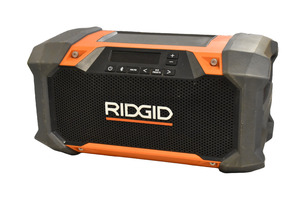 Ridgid Worksite Speaker - Bluetooth & Radio - Tool-Only