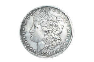 1881 USA .900 Silver Dollar Coin