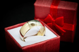 10K Gold Plain Band Ring