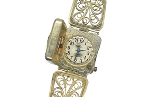 Chaika Vintage Ladies Watch Cuff Bracelet - Not Ticking