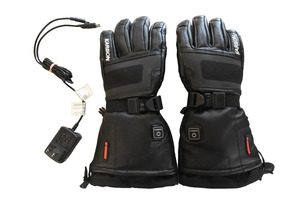 Karbon Heated Ski Gloves - Goatskin Leather