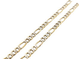 10K Gold Figaro Chain - 26"