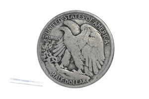 1943 USA Half Dollar Silver Coin