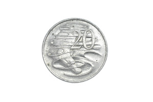 1976 Australia 20-Cents Coin