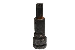 Proto HEX BIT 3/4 DR 7/8 Impact Socket soldered to 1-Inch Drive Adapter