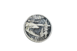 2005 USA .900 Silver Quarter-Dollar Coin (Oregon)