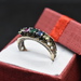 10K Gold Ring with Multi-Colored Gems