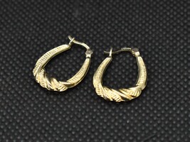 10K Gold Earrings Pair