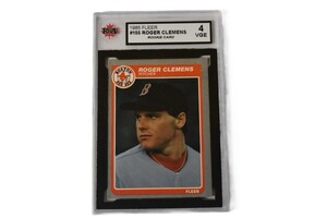 1985 Fleer #155 Roger Clemens Rookie Card