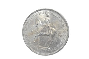 1953 Queen Elizabeth II Coronation Five Shilling Crown