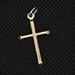 10K Gold Cross Pendant