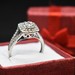 10K White Gold Ring
