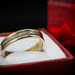 14K Two-Tone Gold Band