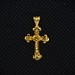 10K Gold Crucifix Pendant