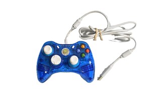 Rock Candy Wired Xbox 360 Controller - Transparent Blue 