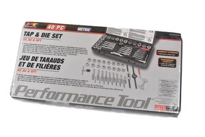 Performance Tool 40PC Tap and Die Set