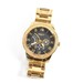 Guess Gold Black Dial Men's Watch