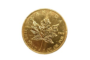 .9999 Gold Canadian Maple Leaf Coin - 1OZ