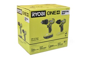Ryobi One+ 18V 2-Tool Combo Kit - New