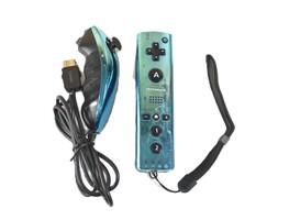 Nintendo Wii Controller Set - Metallic Blue 