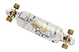 Some Kind of Wonderful Co. White Marble Longboard