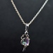Silver Mystic Topaz Necklace, Pendant and Earring Set