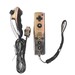 Nintendo Wii Controller Set Metallic Silver 
