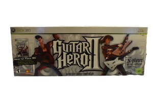 Xbox Guitar Hero ii X-Plorer Guitar (CIB)